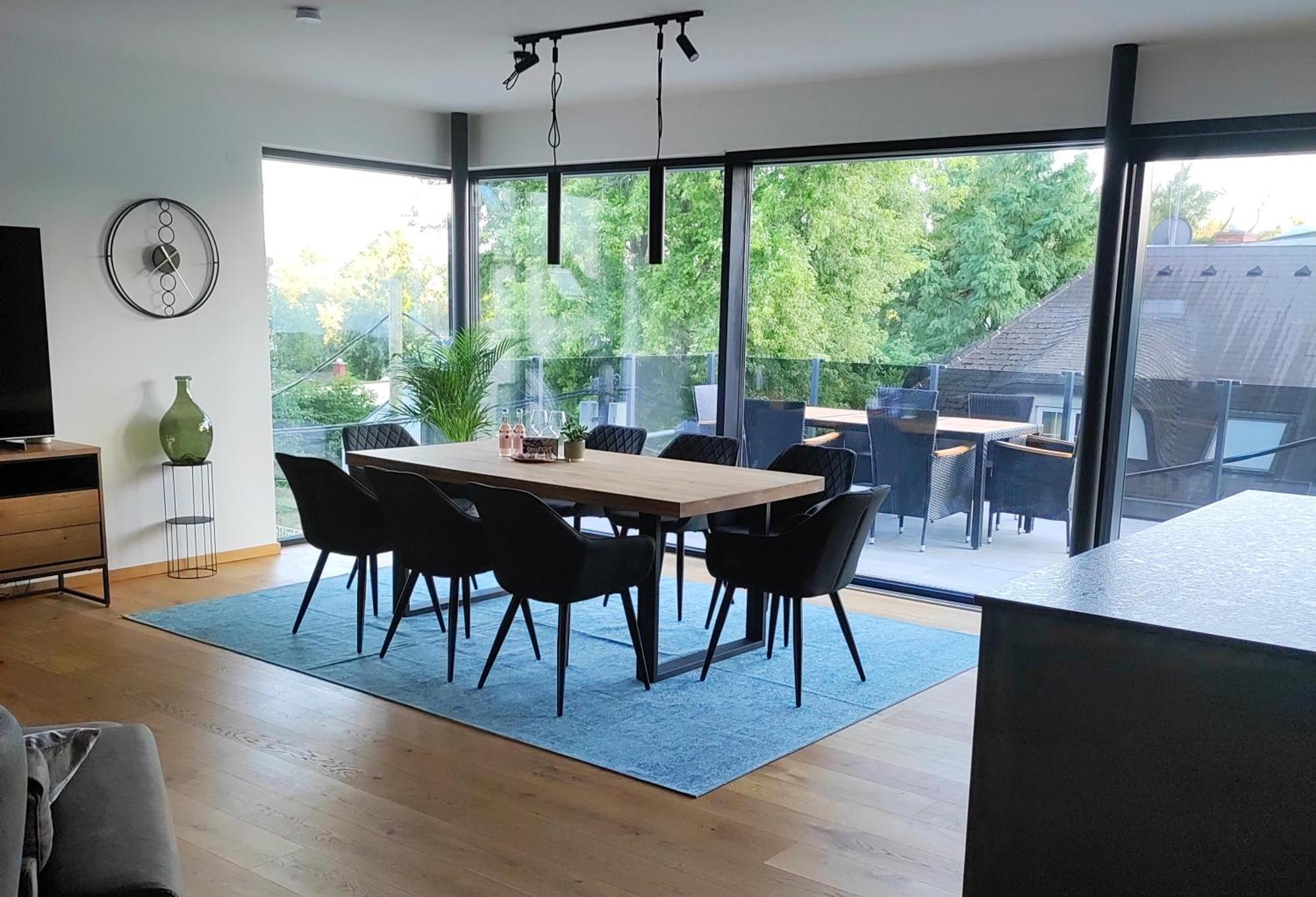 Luxurioeses Penthouse Mit Blick Auf Die Uno-City Und Dem Kaiserwasser. 3Schlafzimmer, 2 Baeder, Privat Lift Ins Apartment ウィーン エクステリア 写真